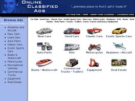 Go to: Online Vehicle Classified Ads