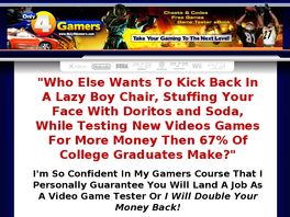 Go to: Only 4 Gamers - The #1 Video Game Testing Site On Cb!