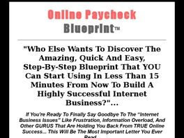 Go to: Online Paycheck Blueprint
