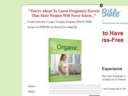 Go to: New* The Organic Pregnancy Bible - 2010 Edition