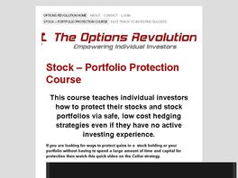 Go to: Stock/Portfolio Protection Course