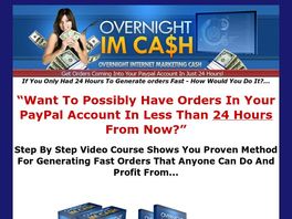 Go to: Overnight Internet Marketing Cash Videos