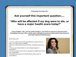 Go to: Prolonging Your Dogs Life.
