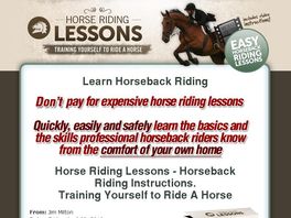 Go to: New Horse Riding Ebook With Video - 75% Per Sale