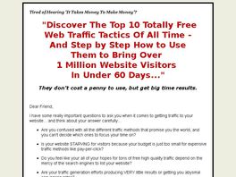 Go to: X-factor Traffic:how To Get 1 Million Free Website Visitors In 60 Days