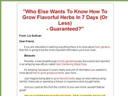 Go to: Herb Gardening Made Easy.