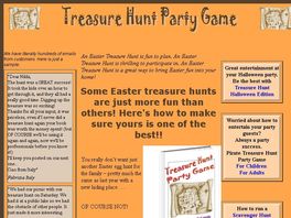 Go to: Treasure Hunt Party Game With Easter Theme For Children