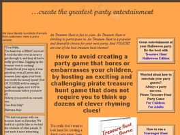Go to: Treasure Hunt Party Game With Pirate Theme For Children