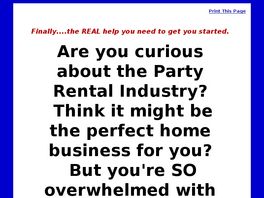 Go to: How To Start A Party Rental Business