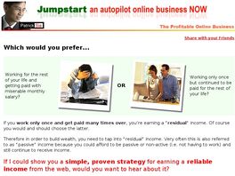 Go to: Creating An Auto-Pilot Online Internet Business.