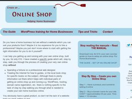 Go to: Create An Online Shop - The Concise Pocket Guide