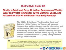 Go to: 1940's Style Guide: Clothing And Fashion For Women