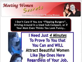 Go to: Meeting Women Secrets | Full Dating Membership Site