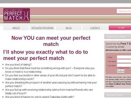 Go to: How To Meet Your Perfect Match.