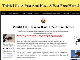 Go to: Think Like A Pest And Have A Pest Free Home! By Beverly Meglio