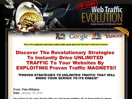 Go to: Web Traffic Evolution & 3 Other Products