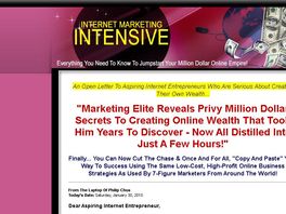 Go to: Internet Marketing Intensive Course