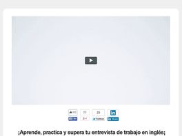 Go to: Job Interview Video Training Course For Spanish Speakers