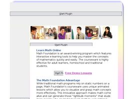 Go to: Mathfoundation Online Math Courses