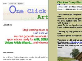 Go to: One Click Article Spinner