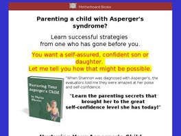 Go to: Nurturing Your Aspergers Child : 50 Percent Commission! $7.97 Payout.