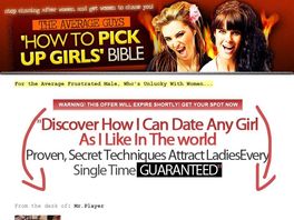 Go to: How To Pick Up Girls Bible - Player's Guide!