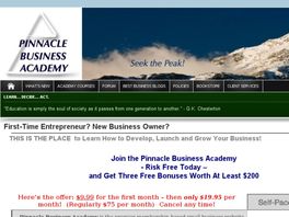 Go to: Pinnacle Business Academy.