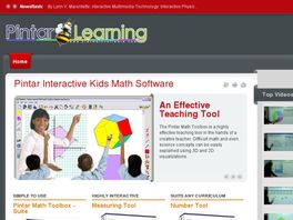 Go to: Pintar Interactive Kids Math Software.