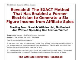 Go to: The Affiliate Marketers Handbook