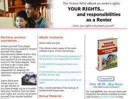 Go to: Your Rights As A Renter - Just $8.95!