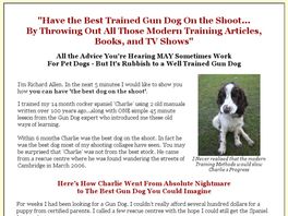 Go to: Have The Best Trained Gun Dog On The Shoot