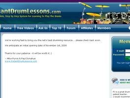 Go to: Instant Drum Lessons - Complete Beginner To Extreme Advanced Drumming