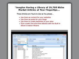 Go to: The Ultimate PLR Article Collection Software