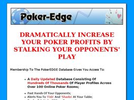 Go to: Poker Edge - Poker Software.