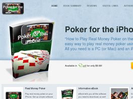 Go to: Poker For The IPhone.