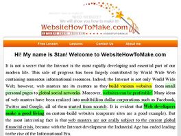 Go to: How To Make Websites Step By Step Videotutorials