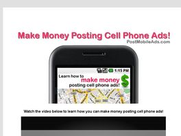 Go to: Just Out $ Make Money With Cell Phones And Mobile Marketing!