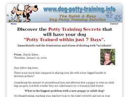 Go to: The Complete Dog Potty Training In 7 Day Guide - A Proven Product!