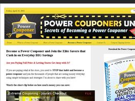 Go to: Extreme Couponing