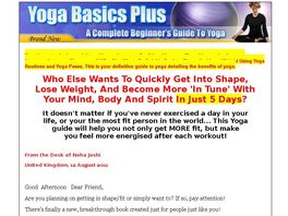 Go to: Earn 75% Commissions Today! - Yoga Basics Plus