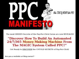Go to: PPC Manifesto: Make Tons Of Money With Ppc!