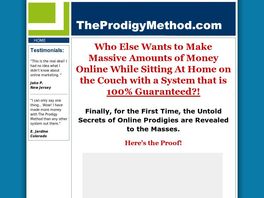 Go to: Prodigy Method Affiliate Income Get Rich System.