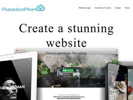 Go to: Create A Stunning Website. Easy To Customize. No Coding.