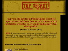 Go to: Top Secret Riches (Free Resources For Competition Intelligence).