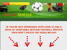 Go to: 575k Annual Profits From Professional Soccer Betting Analysts