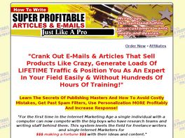 Go to: Profit Writing System 2008 Audio Course.