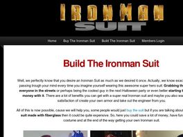 Go to: Iron Man Suit Costume: Do It Yourself Guide. New Niche To Exploit!!!