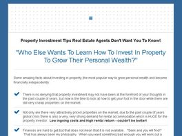 Go to: Property Investment - Hints, Tips & Strategies