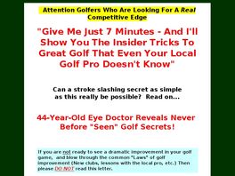 Go to: The Pros Edge-vision Training For Golf.