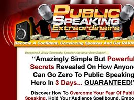 Go to: Public Speaking Extraordinaire